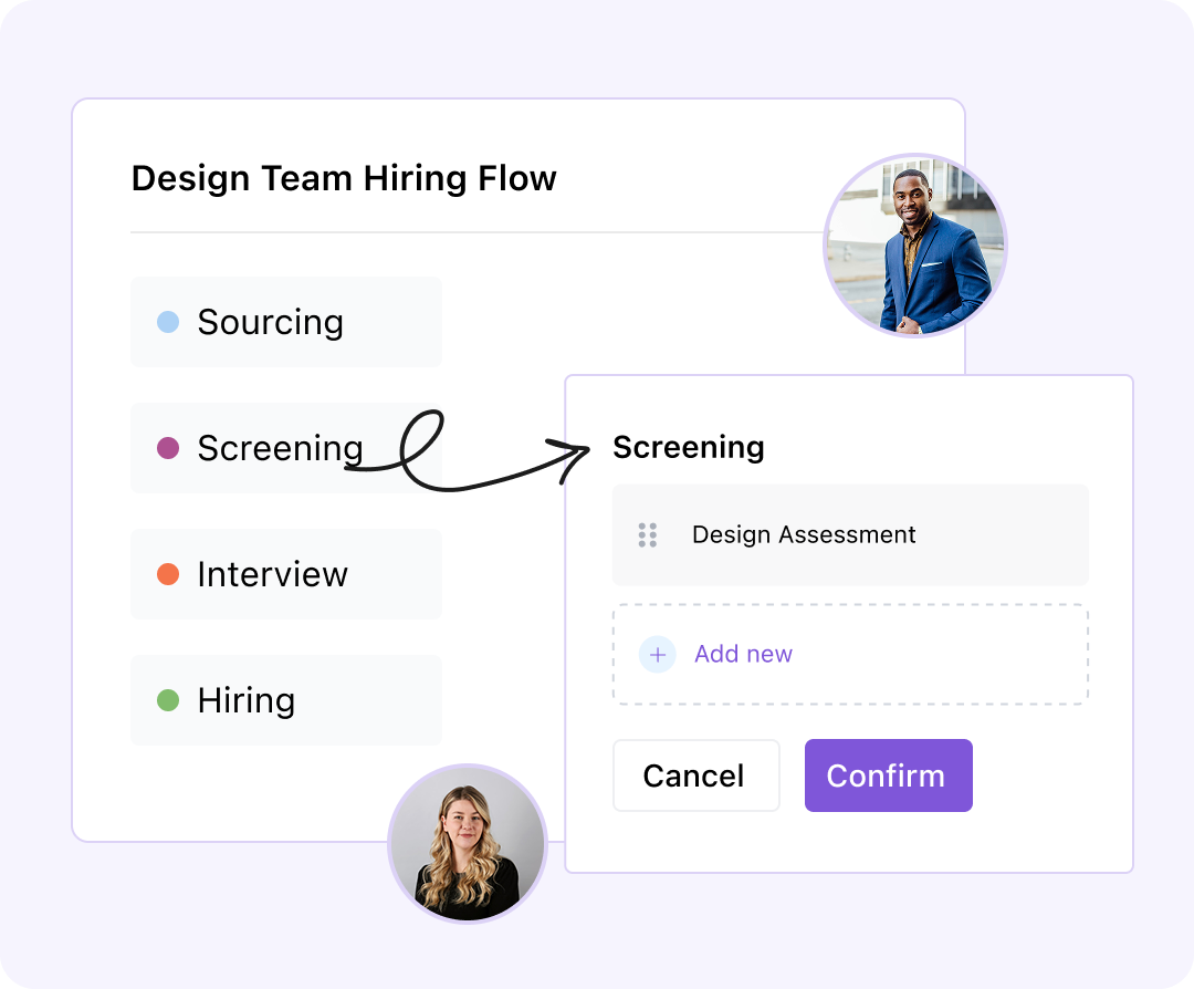 Tailor-made hiring workflows for every role